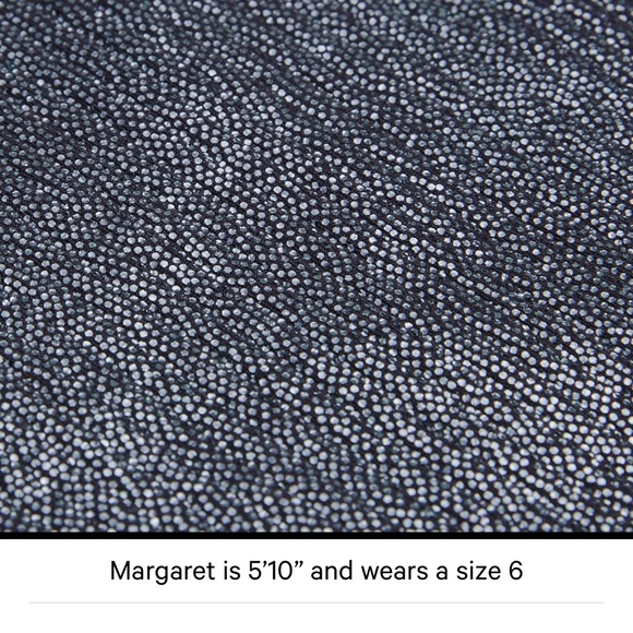 NWT 🖤 Lululemon High Rise Ribbed Align Leggings 25”- Radiate Foil Black Night  8 - Picture 6 of 7